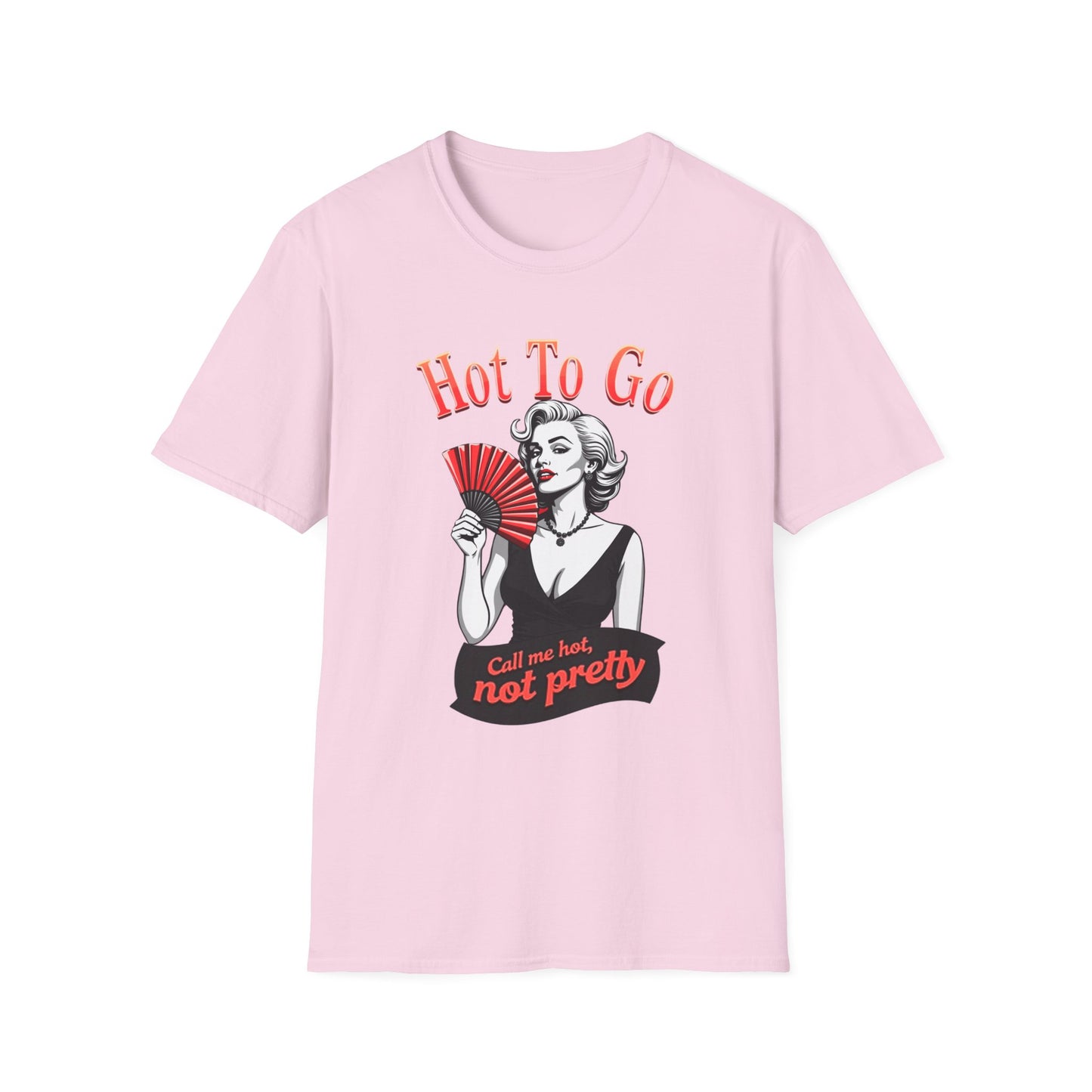 "Hot To Go" T-Shirt, Vintage Style, Casual Wear, Gift for Her, Summer Fashion, Fun Statement Shirt