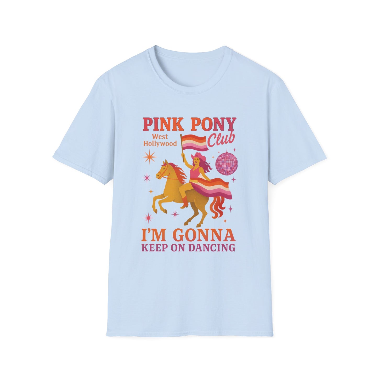 Pink Pony Club. WLW. Dance T-Shirt, Fun Tee, Gift for Kids, Party Shirt, Festival Apparel, Unicorn Lover Clothing