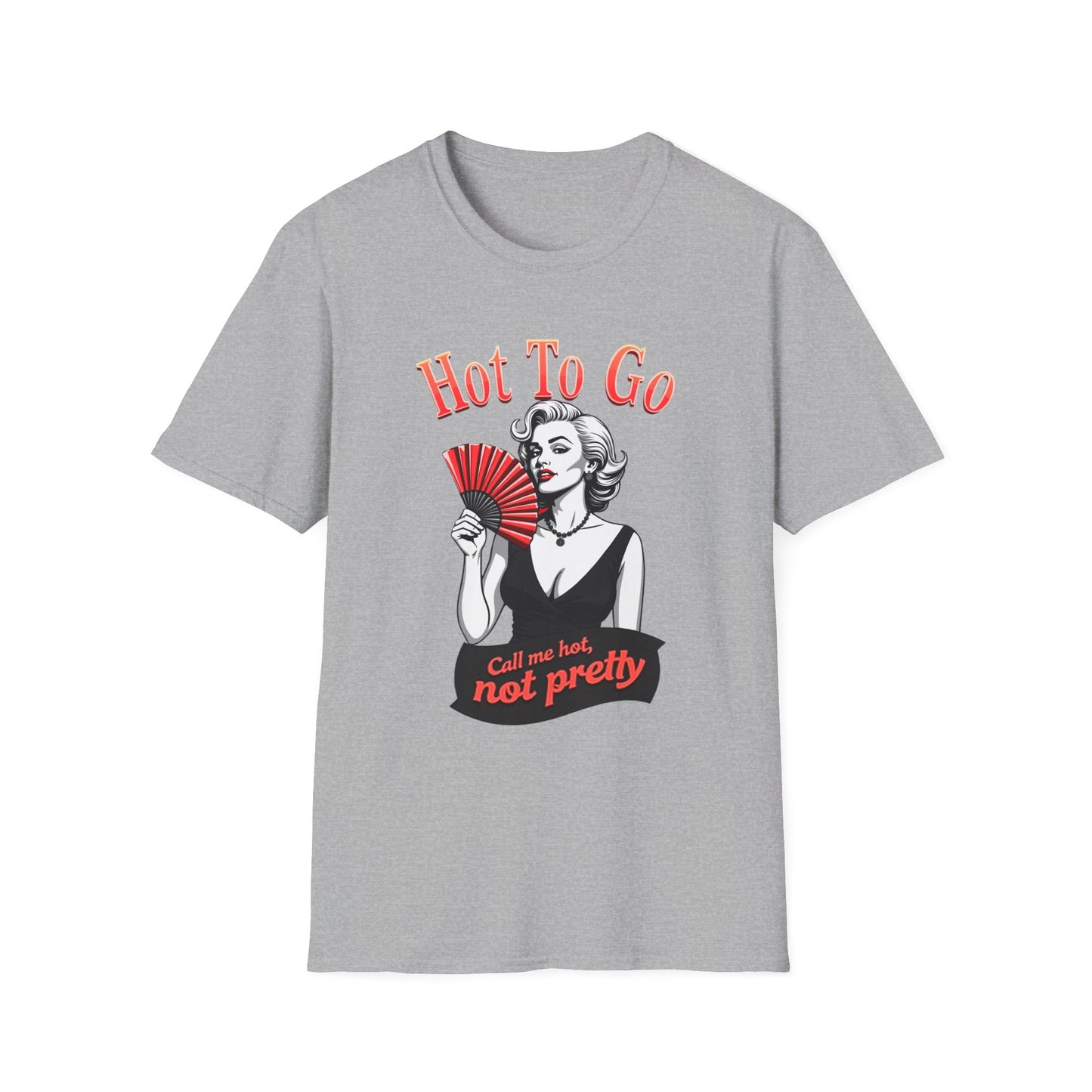 "Hot To Go" T-Shirt, Vintage Style, Casual Wear, Gift for Her, Summer Fashion, Fun Statement Shirt