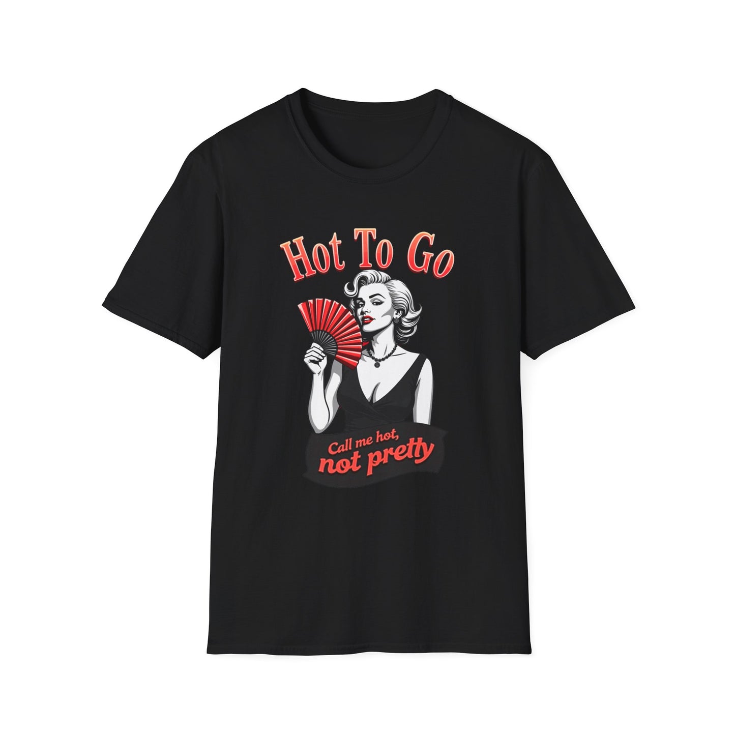 "Hot To Go" T-Shirt, Vintage Style, Casual Wear, Gift for Her, Summer Fashion, Fun Statement Shirt