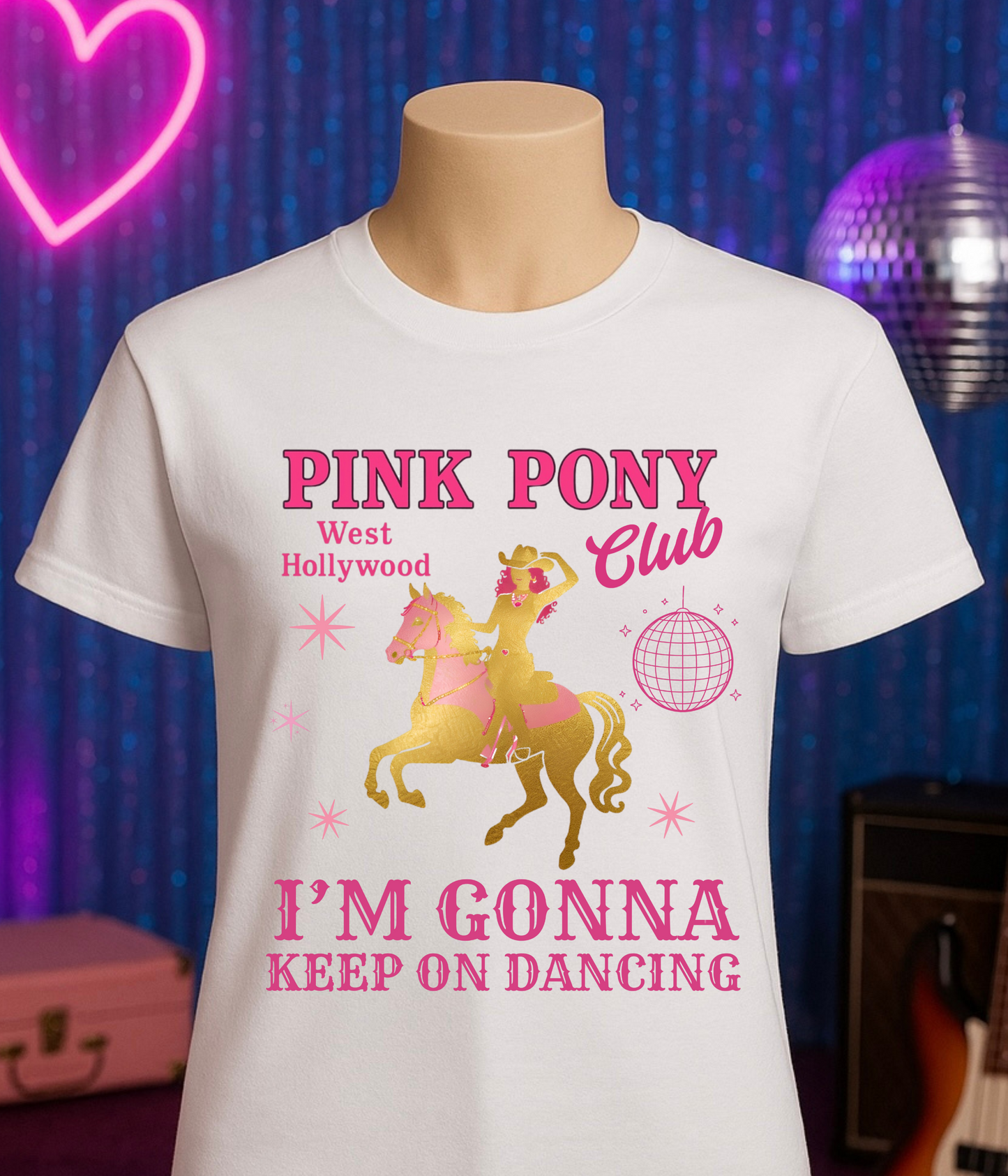 Pink Pony Club Unisex T-Shirt, Fun Party Tee, Dancing Shirt, LGBTQ+ Pride Shirt, Retro Vibe Fashion, Gift for Friends