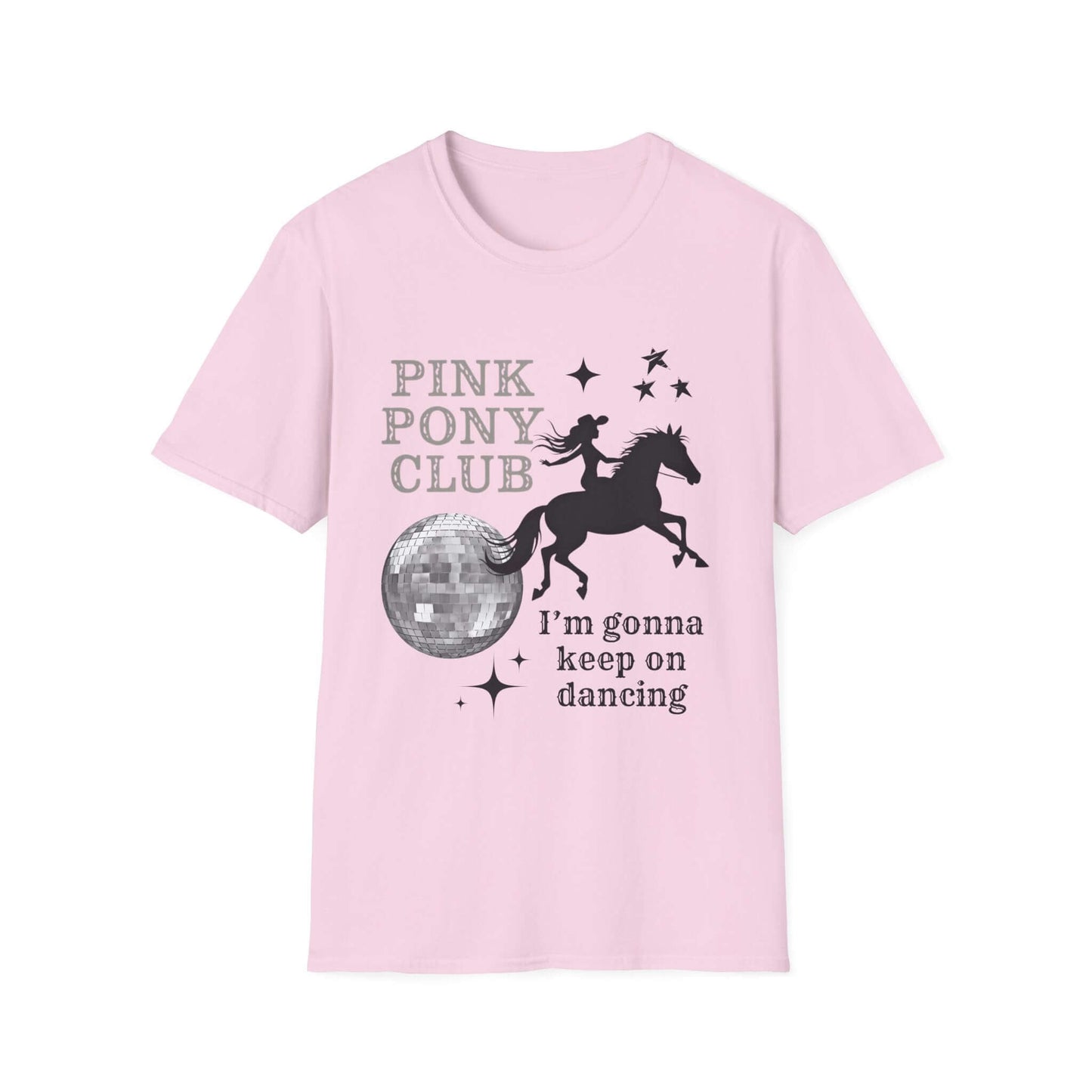 Whimsical Dance Club T-Shirt, Astrology Tee, Unicorn Shirt, Gift for Dancers, Casual Wear, Festival Outfit