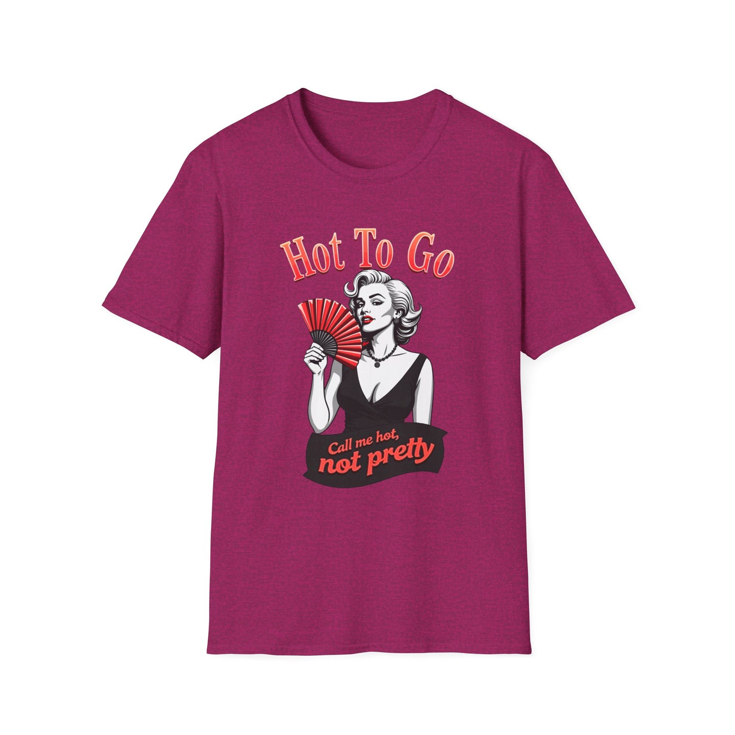 "Hot To Go" T-Shirt, Vintage Style, Casual Wear, Gift for Her, Summer Fashion, Fun Statement Shirt