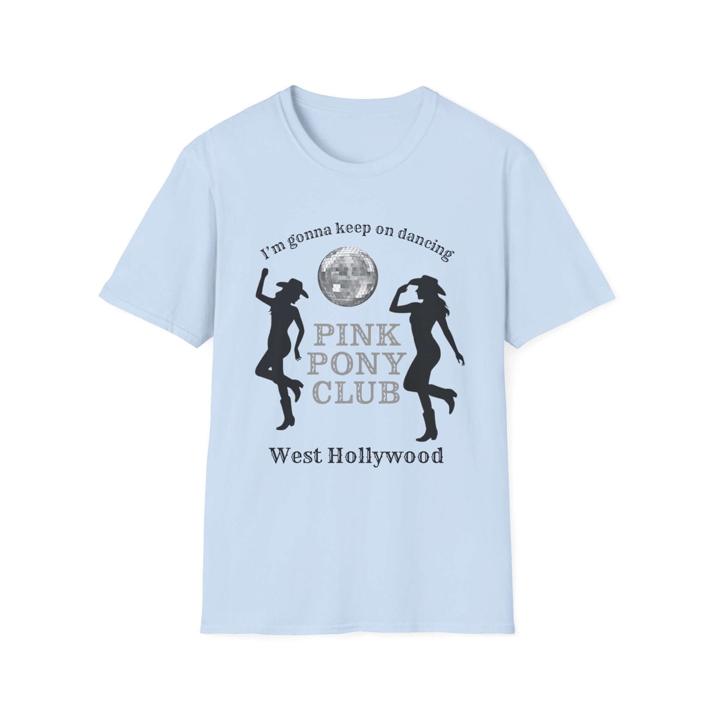 Pink Pony Club Unisex T-Shirt, Retro Disco Tee, Pink Pony Club Shirt, West Hollywood Apparel, Dance Party Fashion