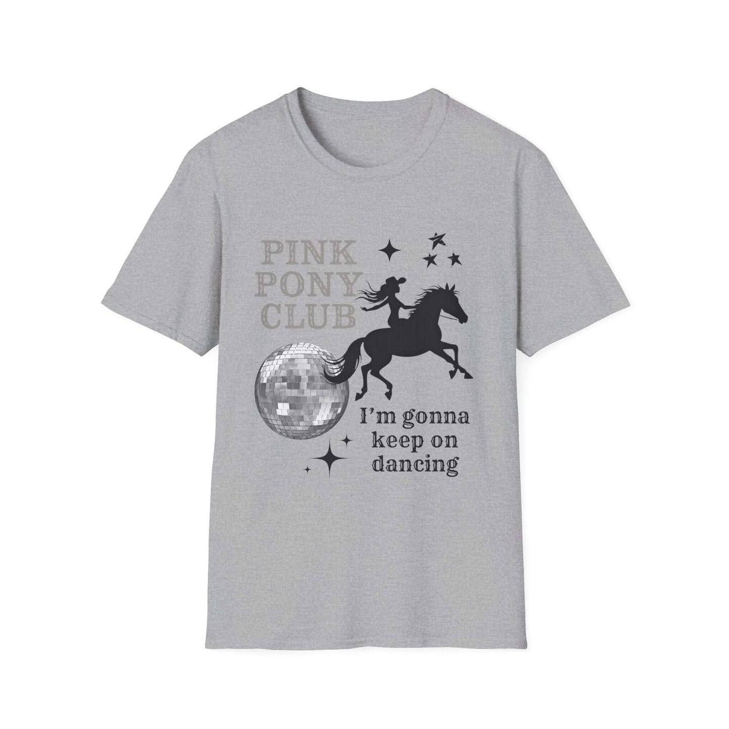 Whimsical Dance Club T-Shirt, Astrology Tee, Unicorn Shirt, Gift for Dancers, Casual Wear, Festival Outfit
