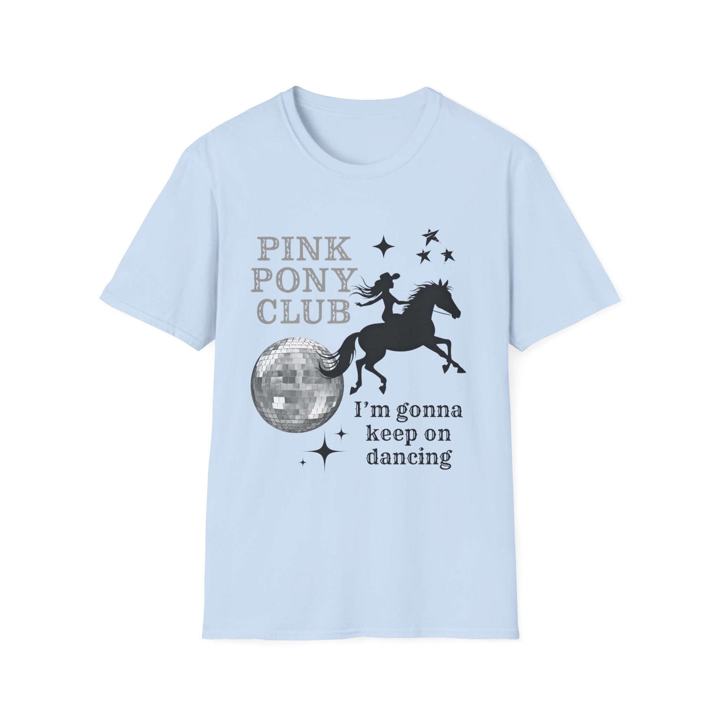 Whimsical Dance Club T-Shirt, Astrology Tee, Unicorn Shirt, Gift for Dancers, Casual Wear, Festival Outfit