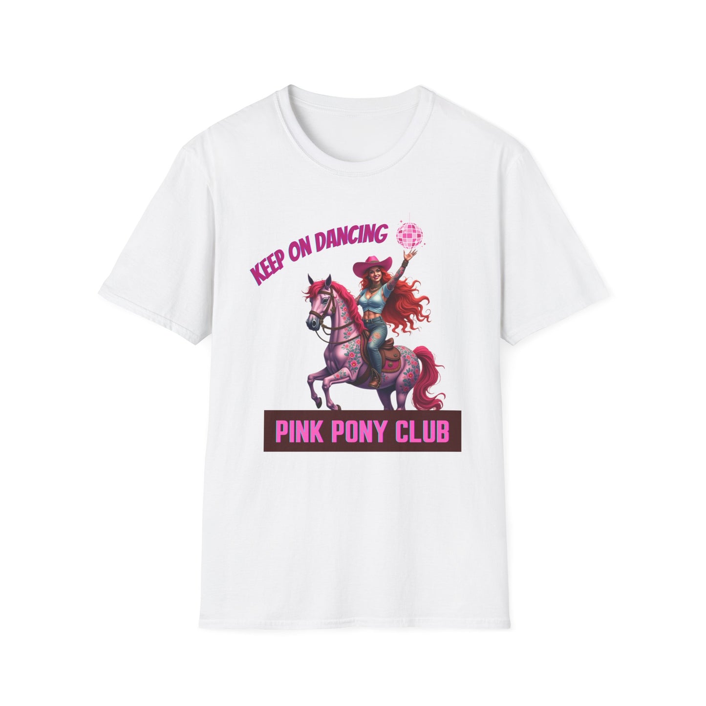 Chappell Roan: Pink Pony Club T-Shirt | Fun Unisex Softstyle Tee