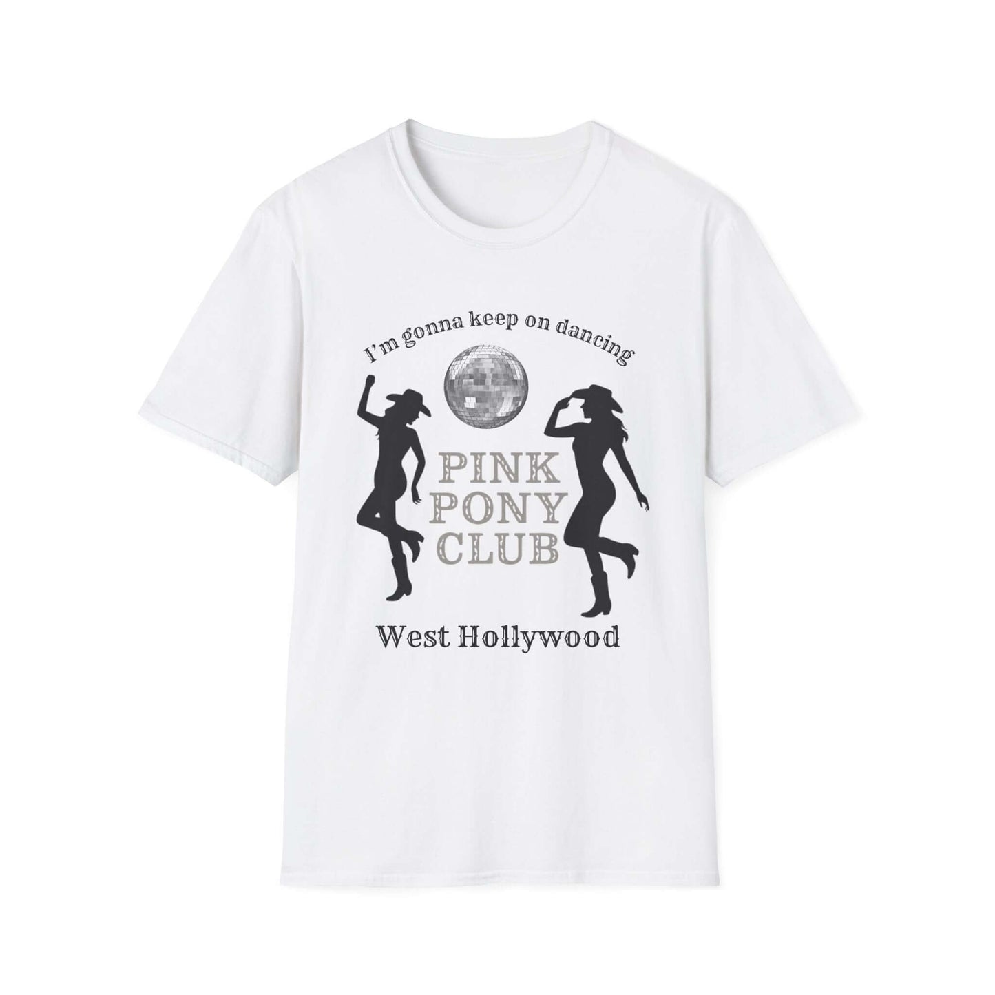 Pink Pony Club Unisex T-Shirt, Retro Disco Tee, Pink Pony Club Shirt, West Hollywood Apparel, Dance Party Fashion