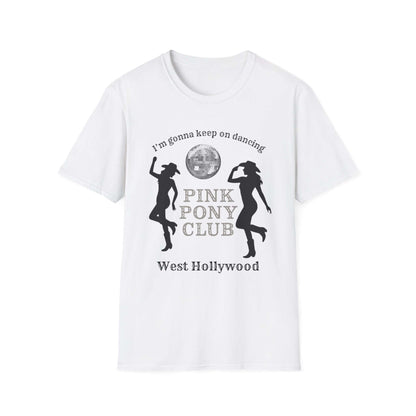 Pink Pony Club Unisex T-Shirt, Retro Disco Tee, Pink Pony Club Shirt, West Hollywood Apparel, Dance Party Fashion