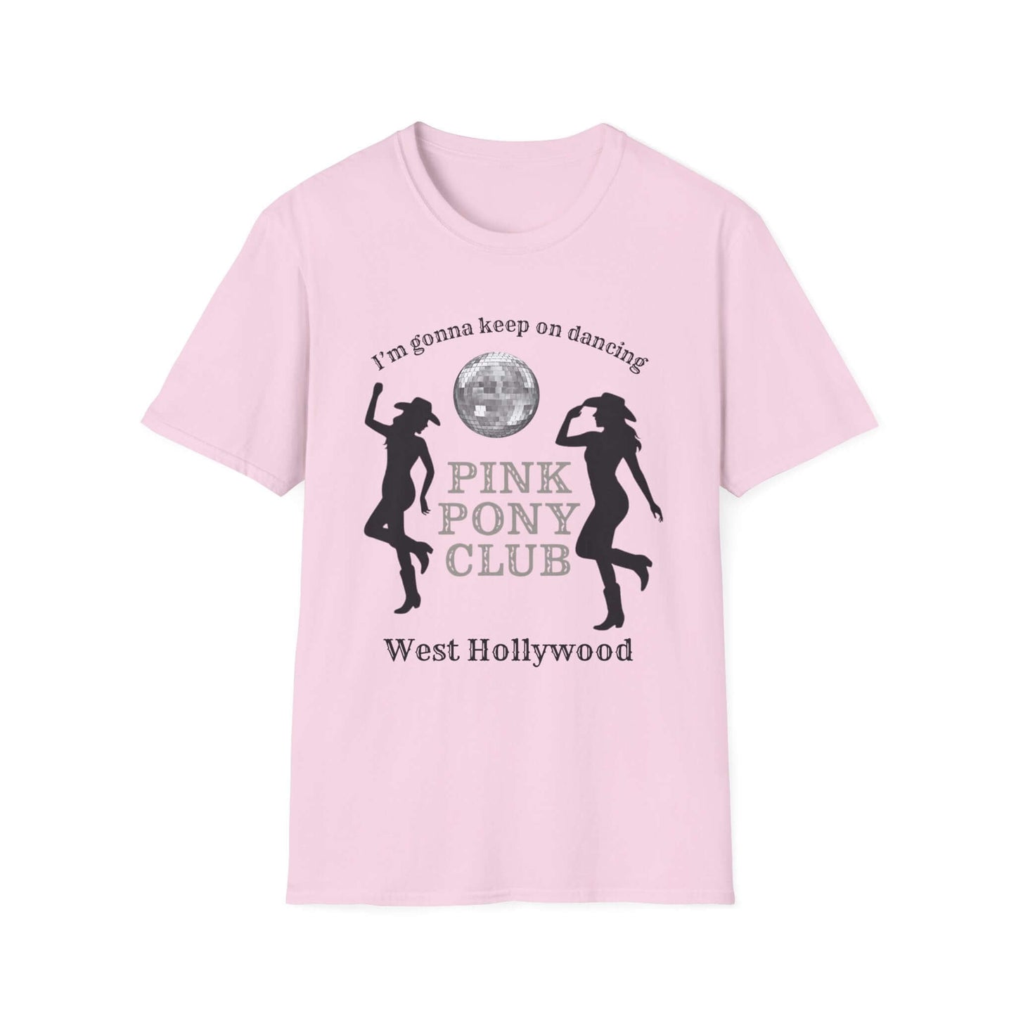 Pink Pony Club Unisex T-Shirt, Retro Disco Tee, Pink Pony Club Shirt, West Hollywood Apparel, Dance Party Fashion
