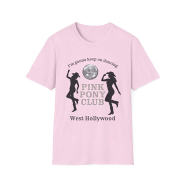 Pink Pony Club Unisex T-Shirt, Retro Disco Tee, Pink Pony Club Shirt, West Hollywood Apparel, Dance Party Fashion