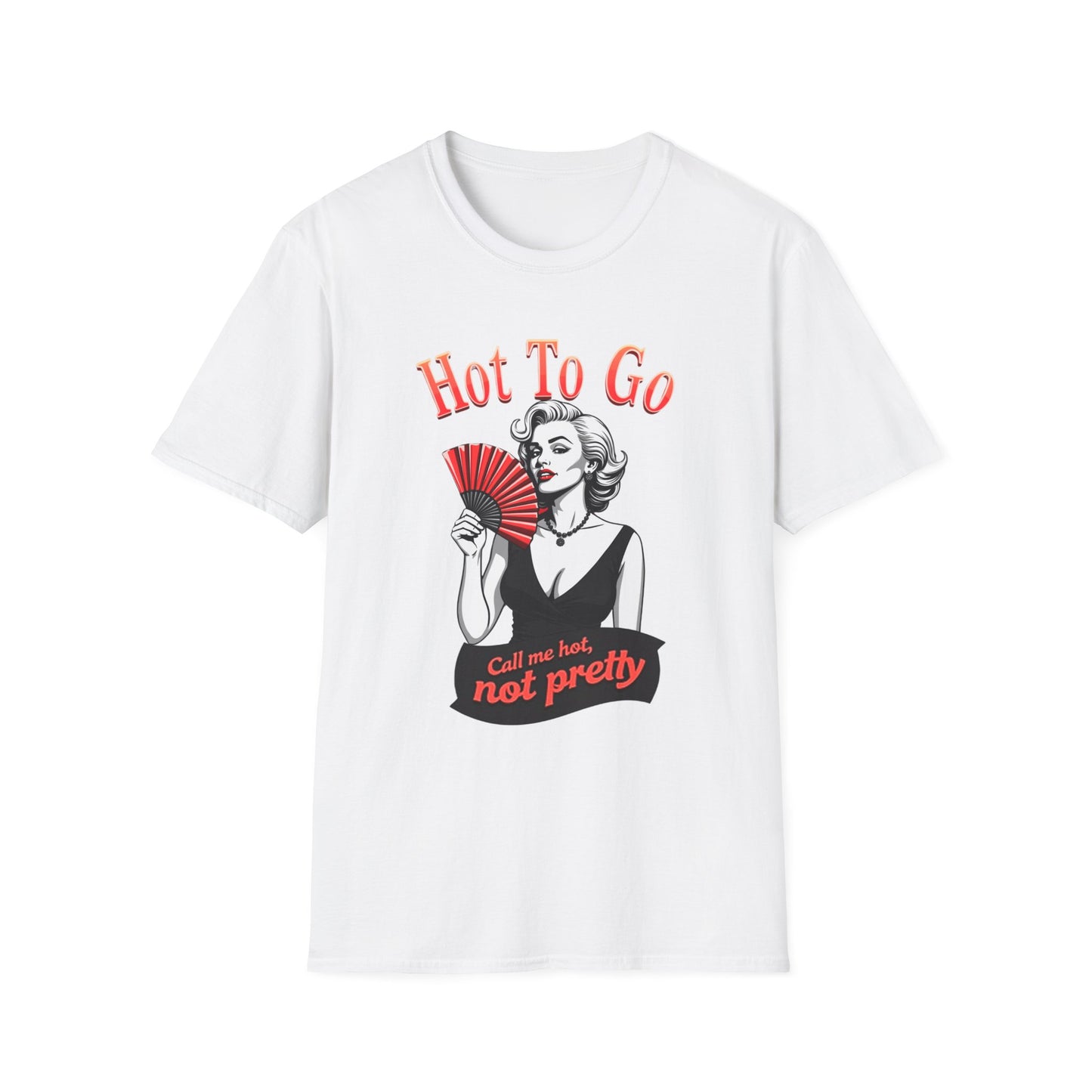 "Hot To Go" T-Shirt, Vintage Style, Casual Wear, Gift for Her, Summer Fashion, Fun Statement Shirt