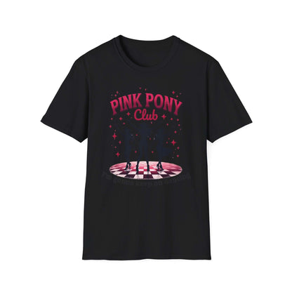 Pink Pony Club Dance T-Shirt, Unisex T-Shirt, Party Tee, Dance Lover Gift, Retro Club Shirt, Music Festival Apparel