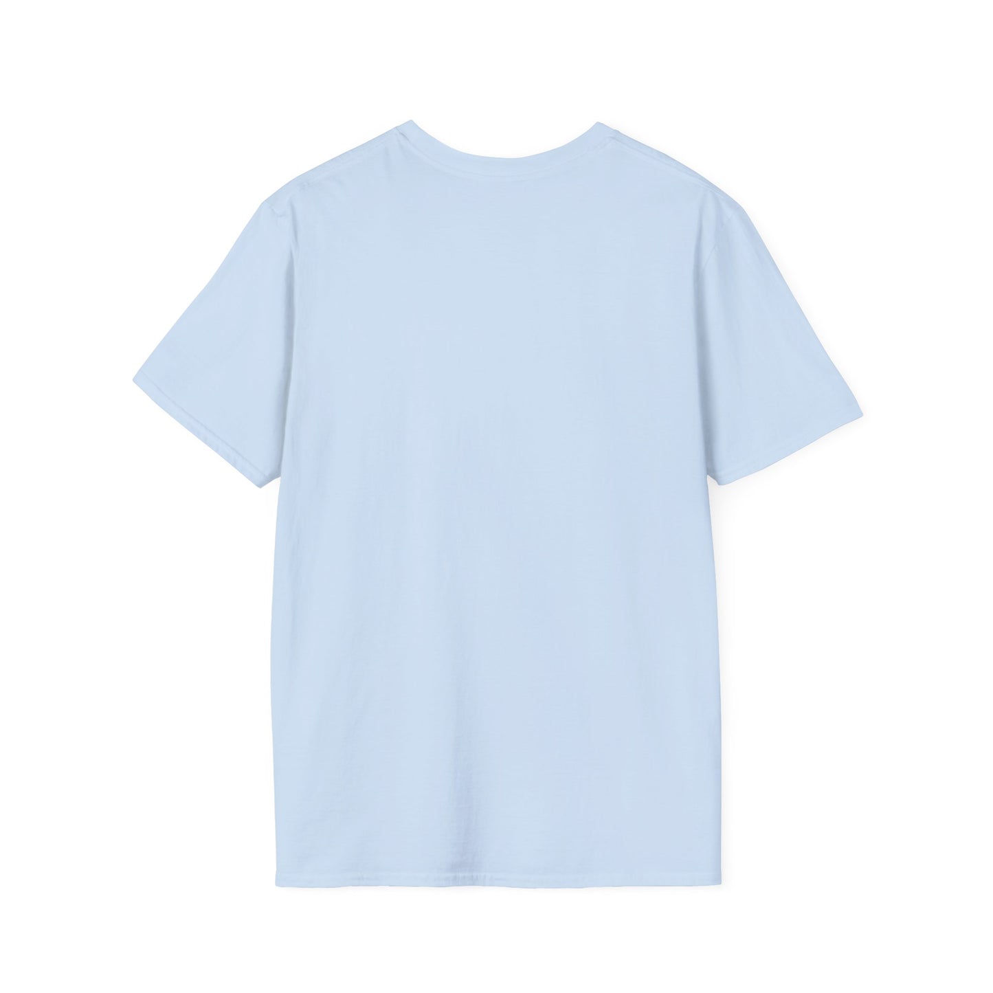 Peace Love Dragon Blue Unisex Softstyle T-Shirt, Casual Tee, Gift for Her/Him, Summer Style, Eco-Friendly Fashion, Relaxed Fit