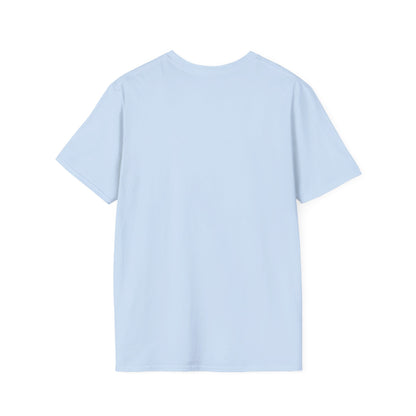 Peace Love Dragon Blue Unisex Softstyle T-Shirt, Casual Tee, Gift for Her/Him, Summer Style, Eco-Friendly Fashion, Relaxed Fit