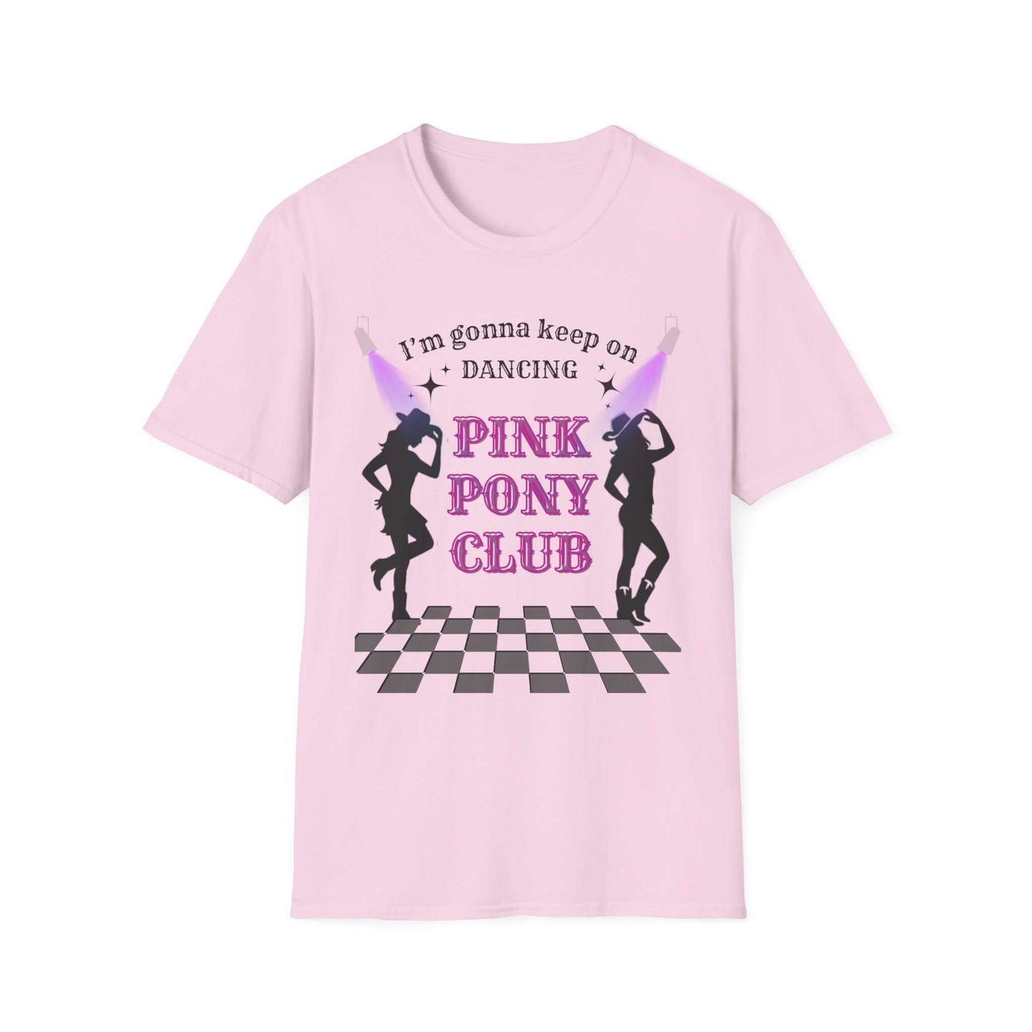 Dancing Pink Pony Club T-Shirt - Fun Graphic Tee, Casual Wear, Gift for Dancers, Birthday Celebration, Festival Outfit