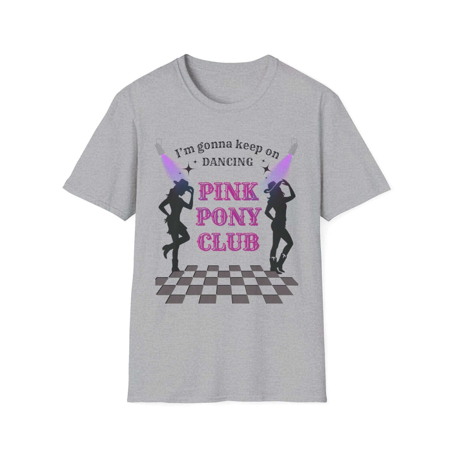 Dancing Pink Pony Club T-Shirt - Fun Graphic Tee, Casual Wear, Gift for Dancers, Birthday Celebration, Festival Outfit