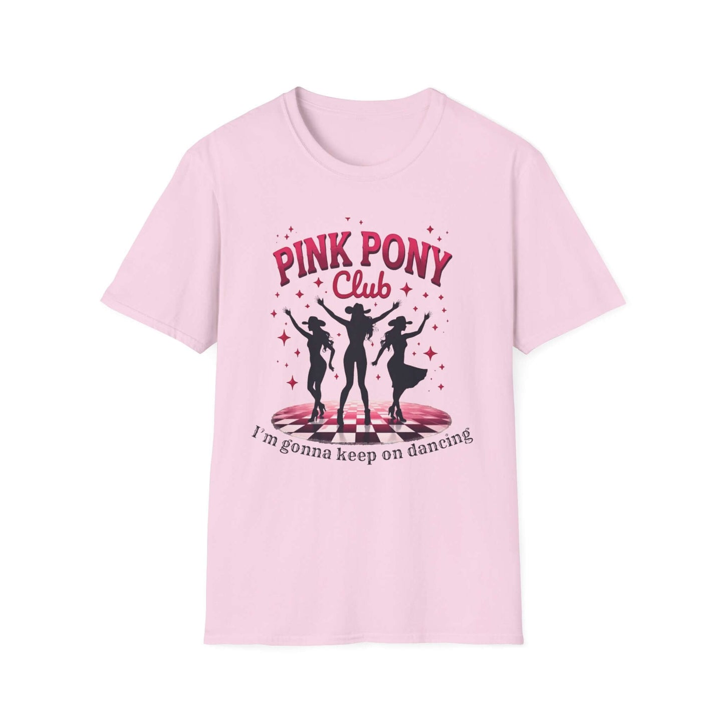Pink Pony Club Dance T-Shirt, Unisex T-Shirt, Party Tee, Dance Lover Gift, Retro Club Shirt, Music Festival Apparel