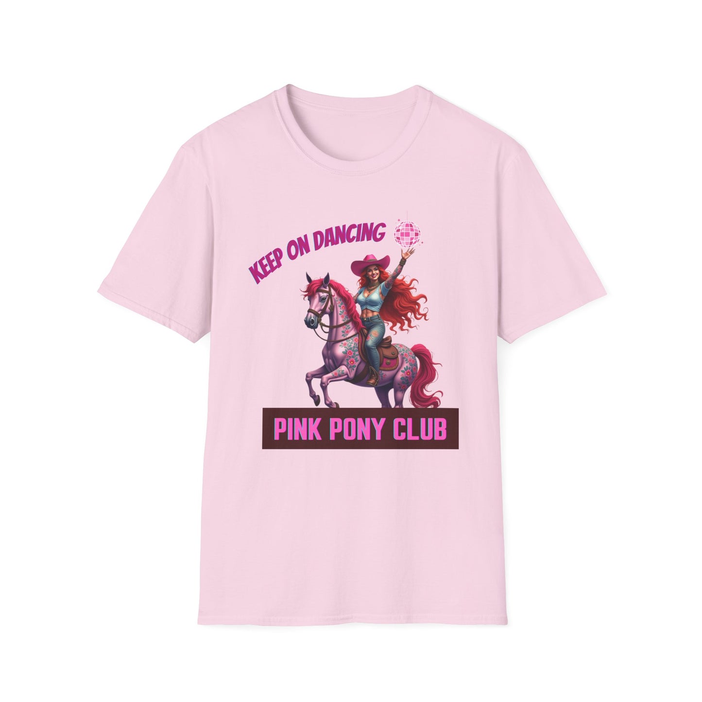 Chappell Roan: Pink Pony Club T-Shirt | Fun Unisex Softstyle Tee