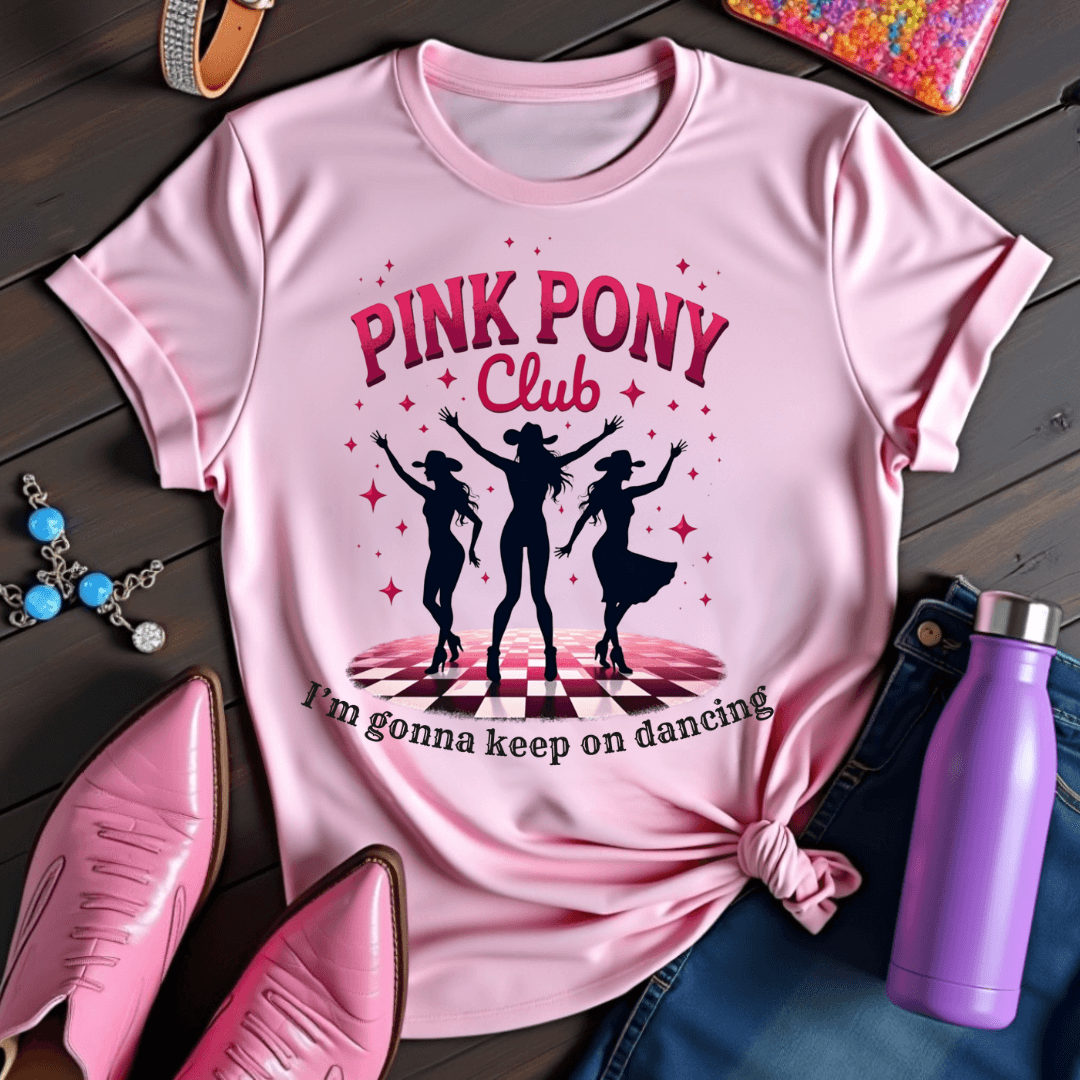 Pink Pony Club Dance T-Shirt, Unisex T-Shirt, Party Tee, Dance Lover Gift, Retro Club Shirt, Music Festival Apparel