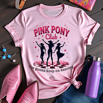 Pink Pony Club Dance T-Shirt, Unisex T-Shirt, Party Tee, Dance Lover Gift, Retro Club Shirt, Music Festival Apparel